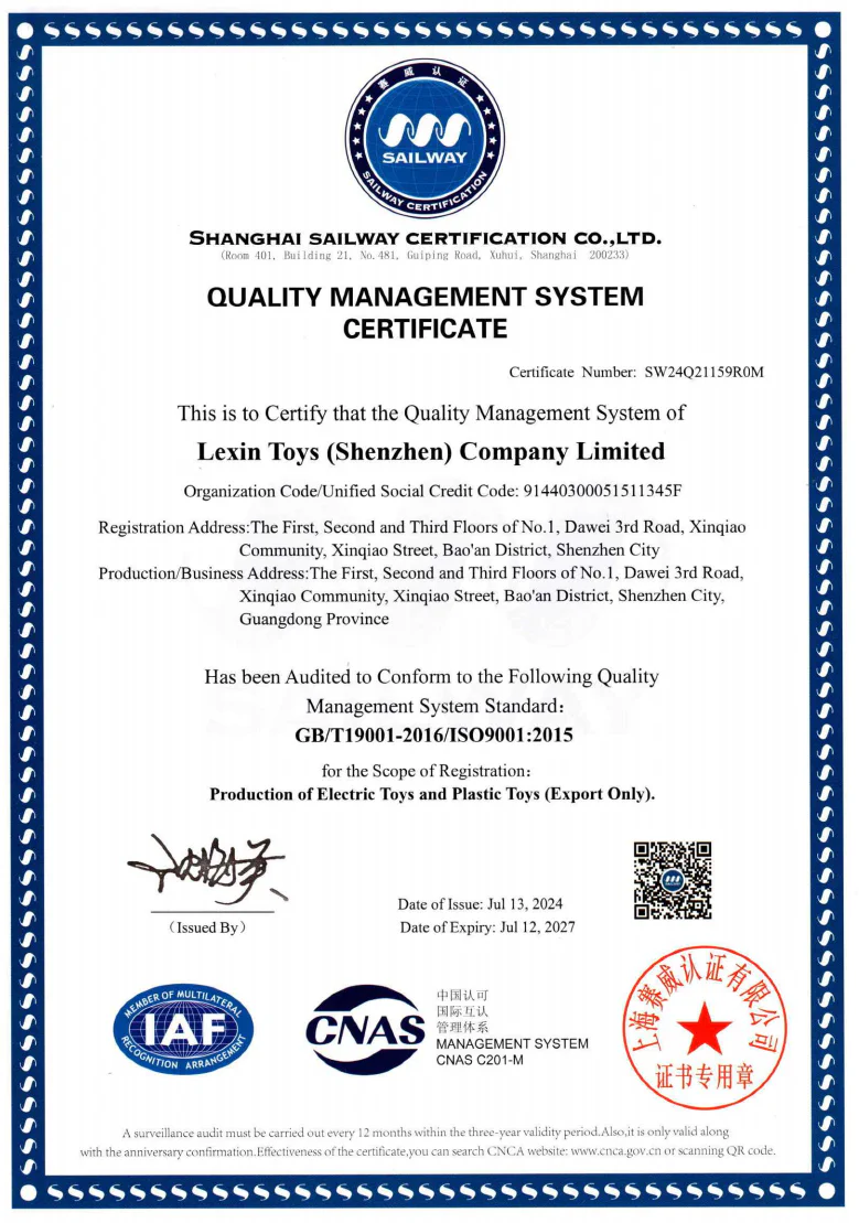 ISO 9001 – Quality Management System