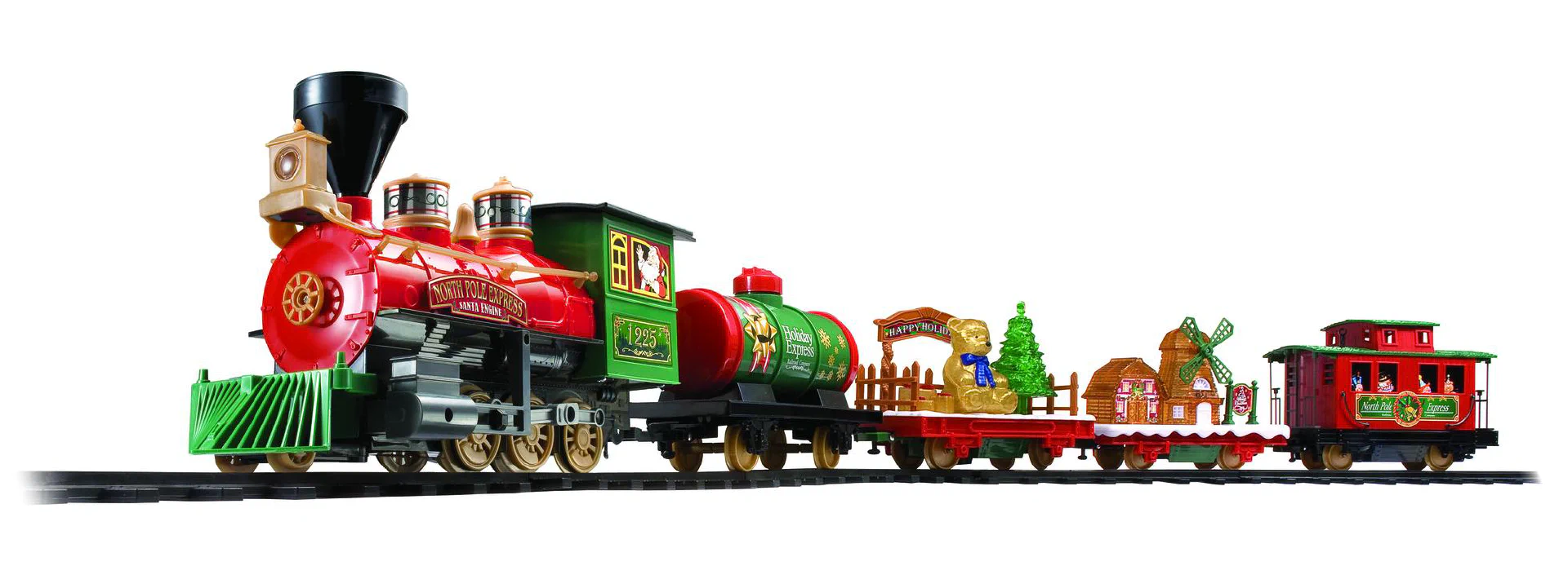 Radio Control "North Pole Express" Christmas Train Set (35 Pcs)
